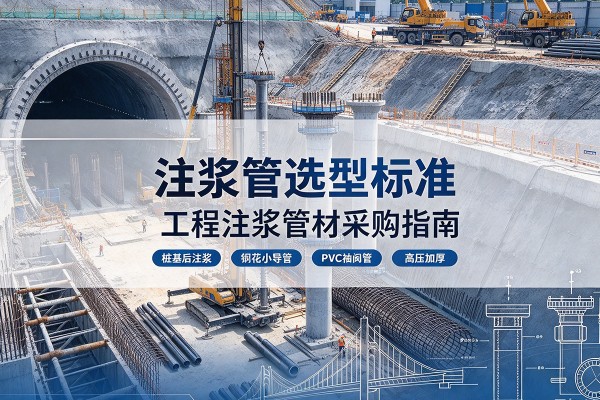 赤壁注浆管选型标准